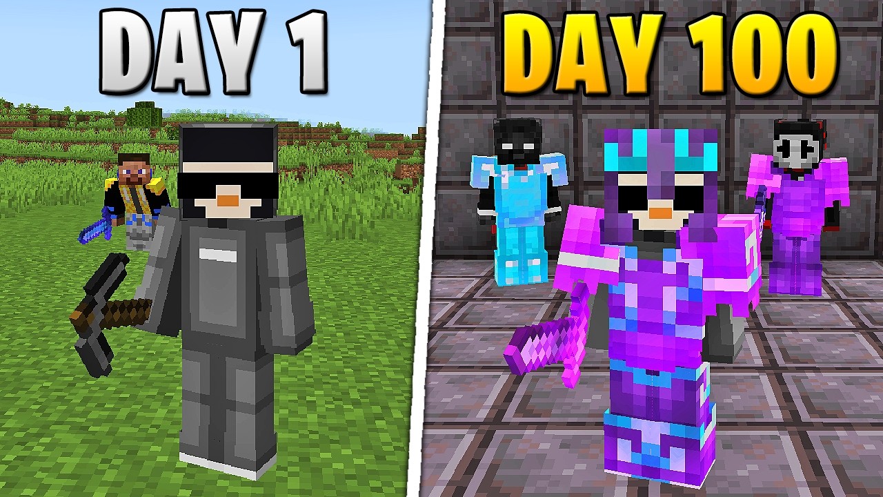 Я выжил 100 дней на Lifesteal SMP…