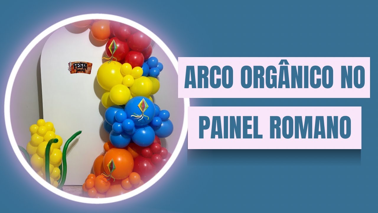 Arco Orgânico no Painel Romano|Arco Desconstruído|Arco Descontruído fácil