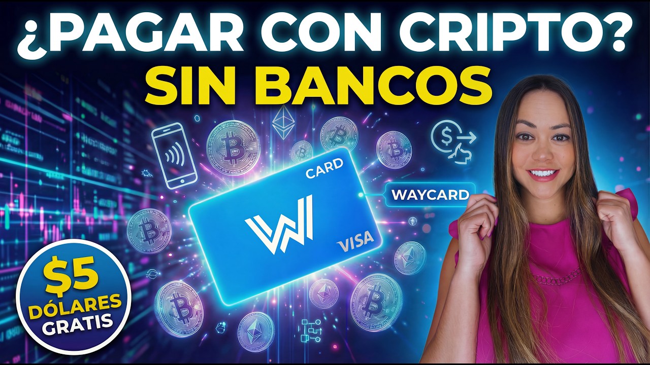 AS&Iacute; Funciona WAYCARD &iquest;PAGAR Con Criptos SIN Enviar tu DINERO a Nadie? 🤔
