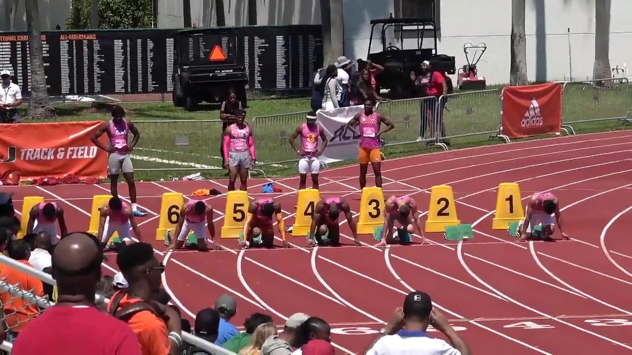 Men 100m Heat 1 Finals 2019 Power 5 Trailblazer Challenge