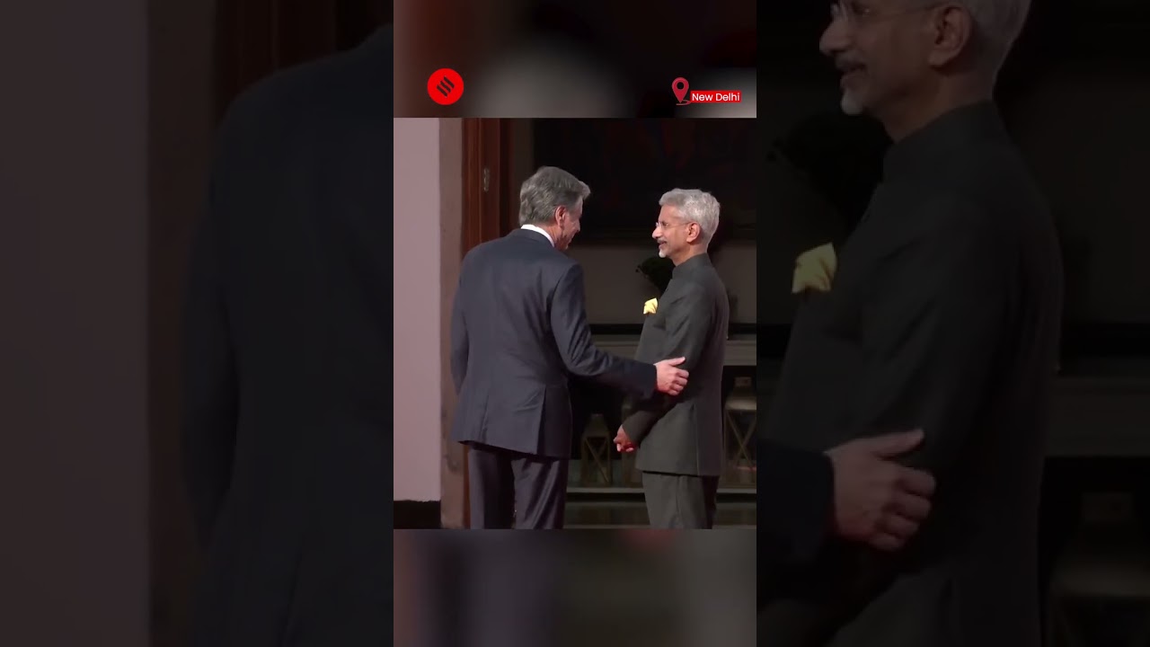 EAM S Jaishankar Welcomes US Secretary Of State Antony Blinken Ahead Of G20 Foreign Ministers&rsquo; Meet