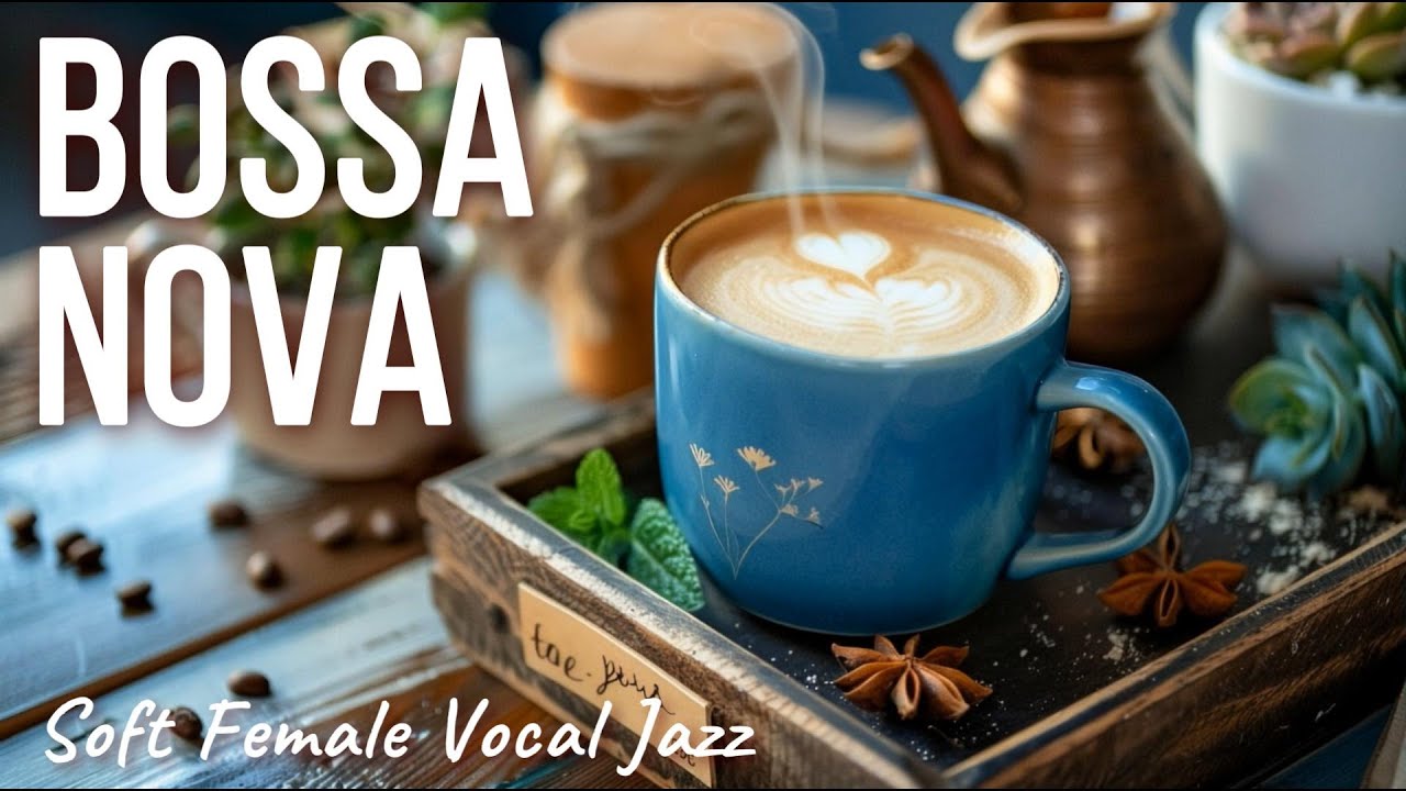 Relaxing Bossa Nova Café | Soft Female Vocal Jazz for Work & Study ☕ | Quiet Coastal Breeze (3h)