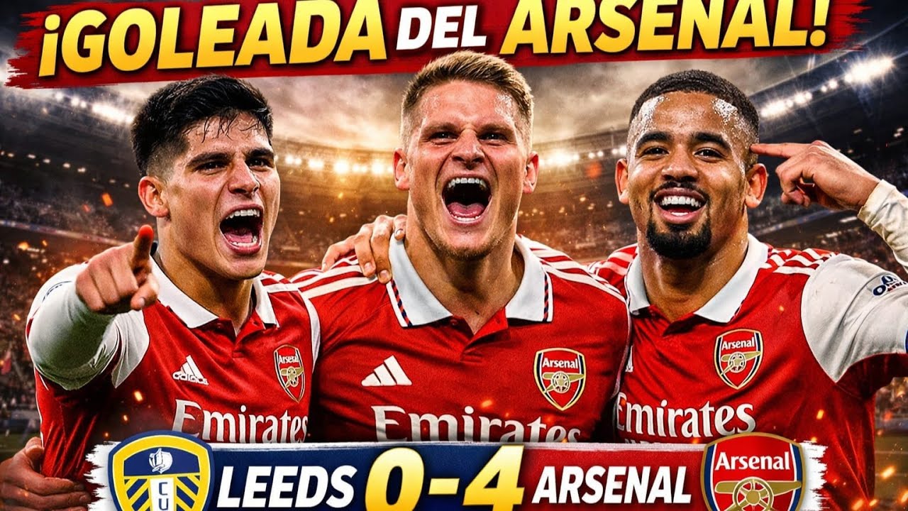 ESTE ARSENAL ES IMPARABLE? ll HINCAPIE TITULAR ll LA GOLEADA QUE ASUSTA A TODA LA PREMIER