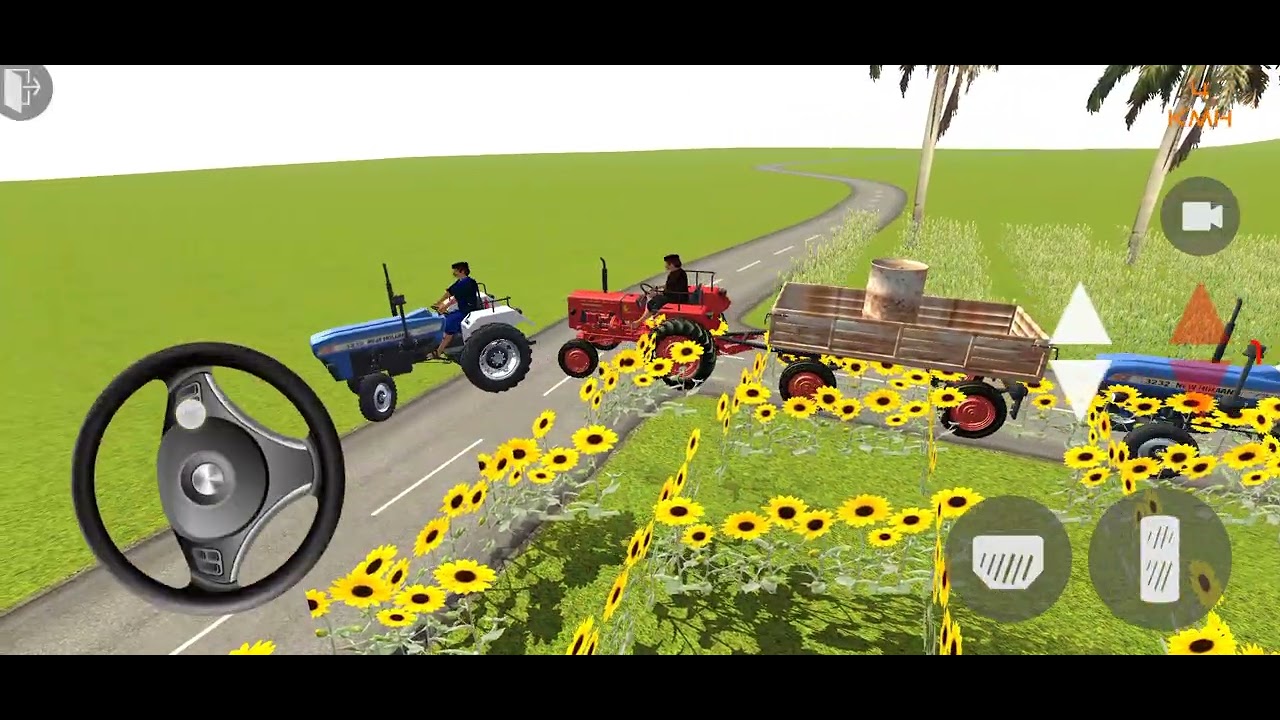 TRANSPORTING tractor driving 3d 🚜 #fs22 ⚡ Arjuna tractor Offroding🌾 Android gameplay🇮🇳#gta5 #gtav