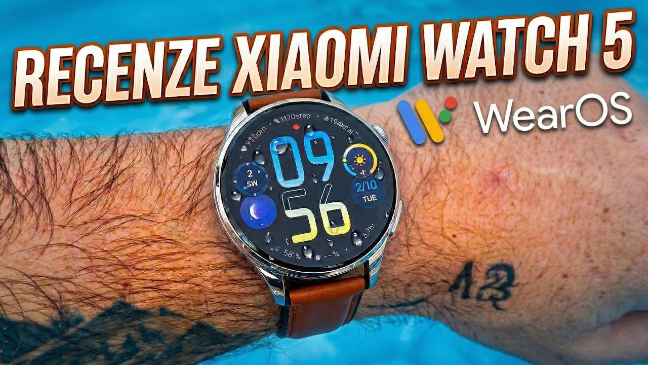 Xiaomi Watch 5 - WearOS s fantastickou výdrží a nabušenou výbavou 👏🤯