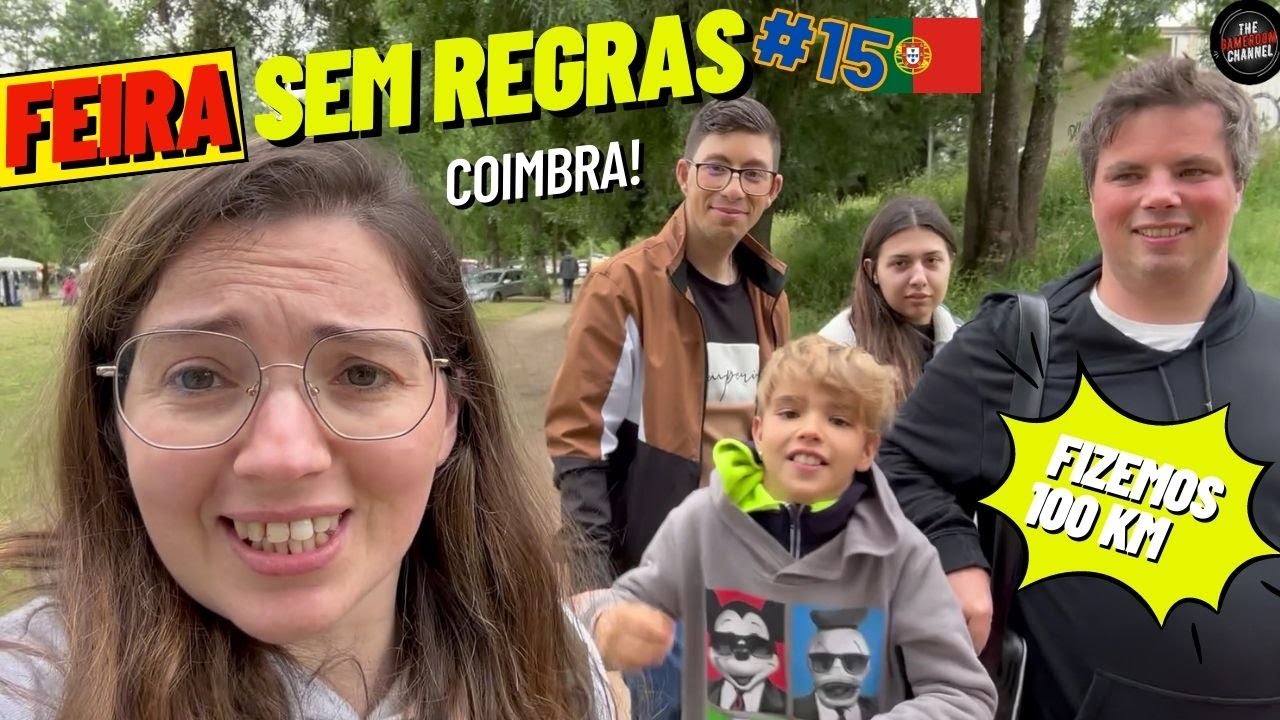 ✅CAÇADA GAMER #15: FEIRA SEM REGRAS! | FIZEMOS 100KM PARA IR A FEIRA DE COIMBRA!✅