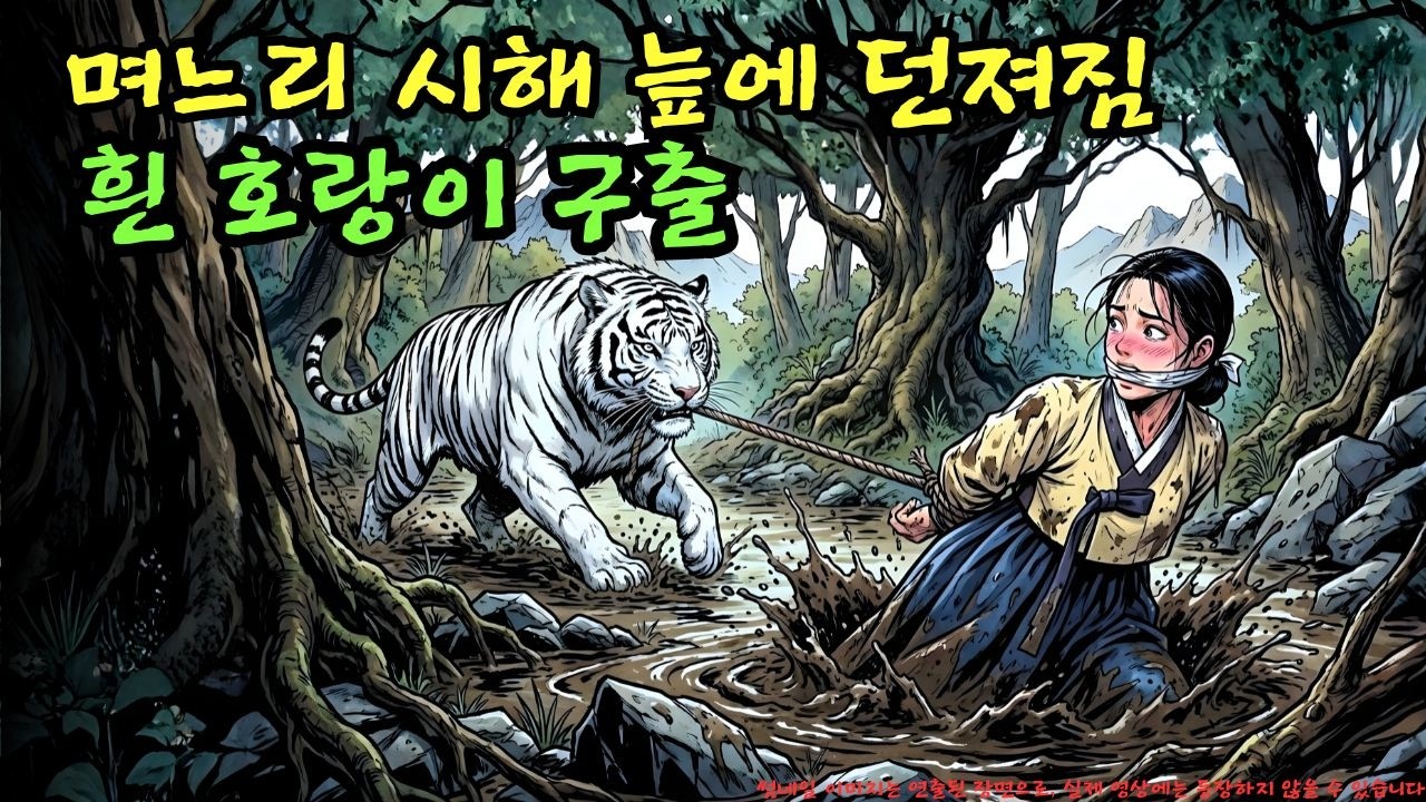 👉 시어머니에게 입에 걸레를 물린 채 묶여 늪에 던져진 며느리: 흰 호랑이가 늪에서 구해 주다… 이 행동은 과연 위험할까? | 야담 |옛날이야기 |민담 |전설 | 설화