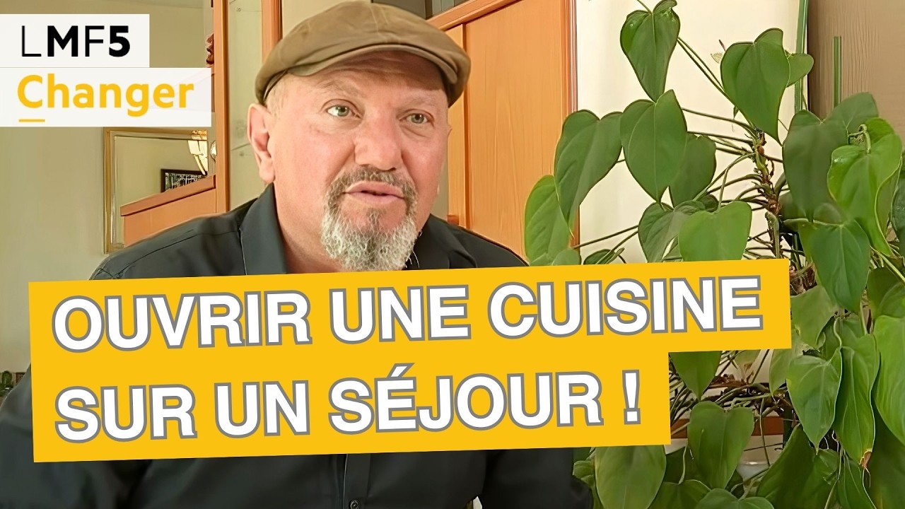 Comment ouvrir une cuisine sur un séjour ? - LMF5