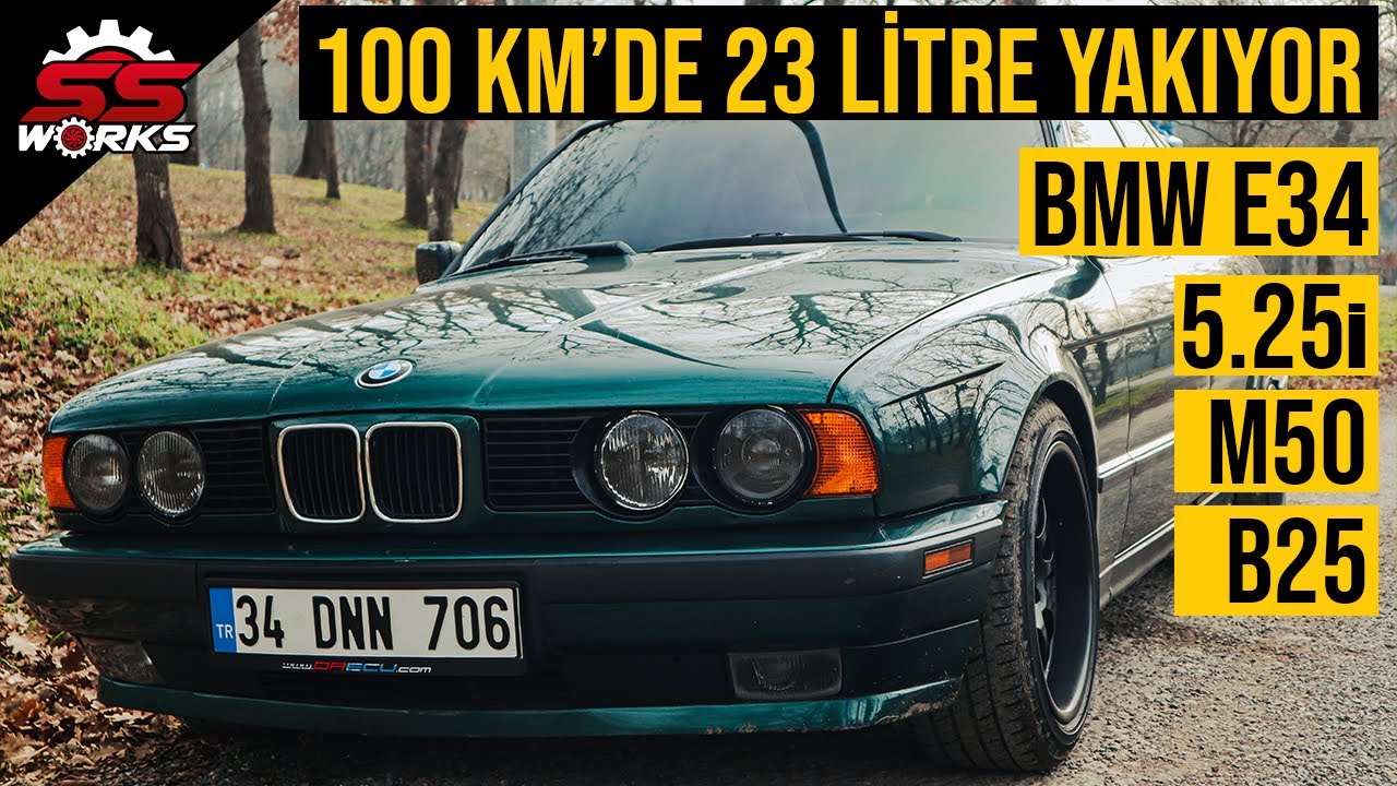 YAKARSA BENZİNİ BMW'LER YAKAR (BMW E34 5 25i M50 B25) SSWORKS