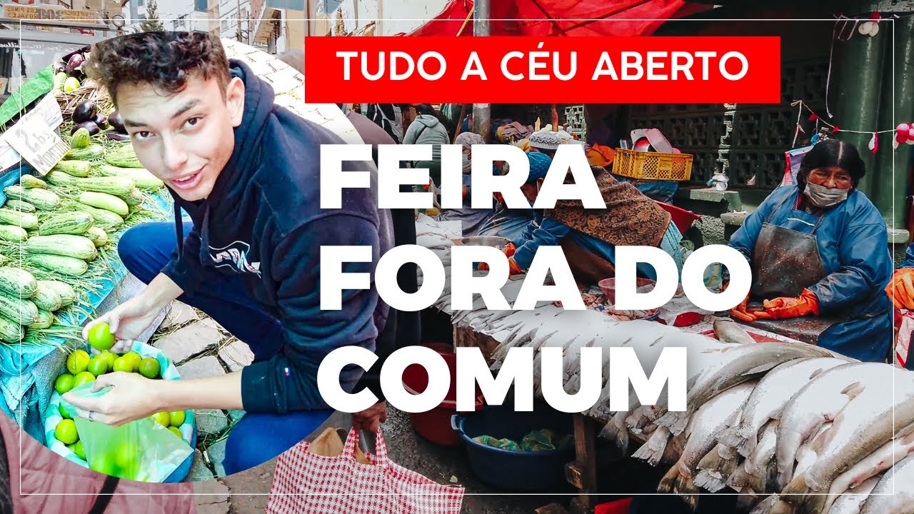 ISSO VOCÊ SÓ ENCONTRA NUMA FEIRA DE RUA NA BOLÍVIA