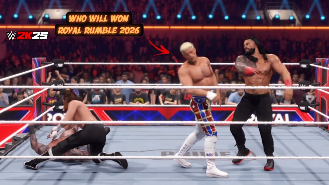 Will Roman Reigns Win The Royal Rumble 2026? ☝ | WWE 2K25 Royal Rumble Match Full Gameplay 🔥 