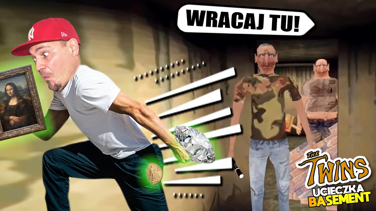 😮 UCIEKAM PRZED KUZYNAMI GRANNY | The Twins Piwnica Escape | Juniorski Gra 😮