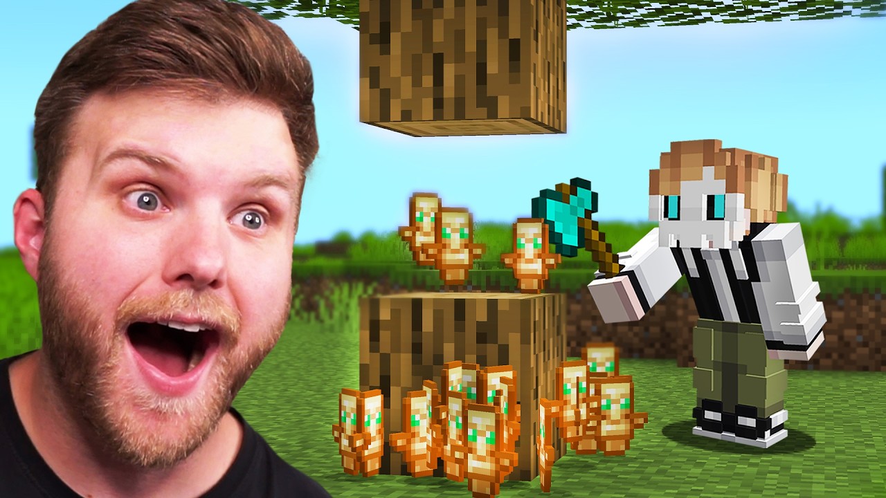 Minecraft, BUT Every Block Gives RANDOM Multiplied Items!