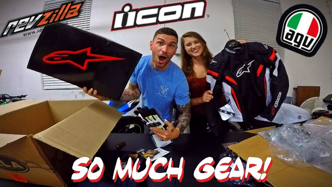 His & Hers Motorcycle Riding Gear Unboxing!