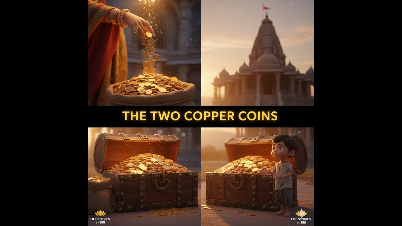 The Secret of True Wealth: The Boy with Two Coins | Lifestories By SIRI