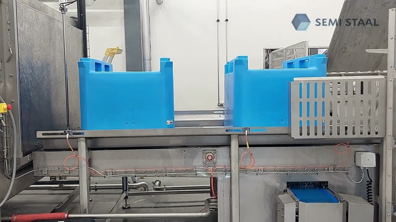 TUB WASHING SYSTEM WITH FLOOR LOADING SYSTEMS