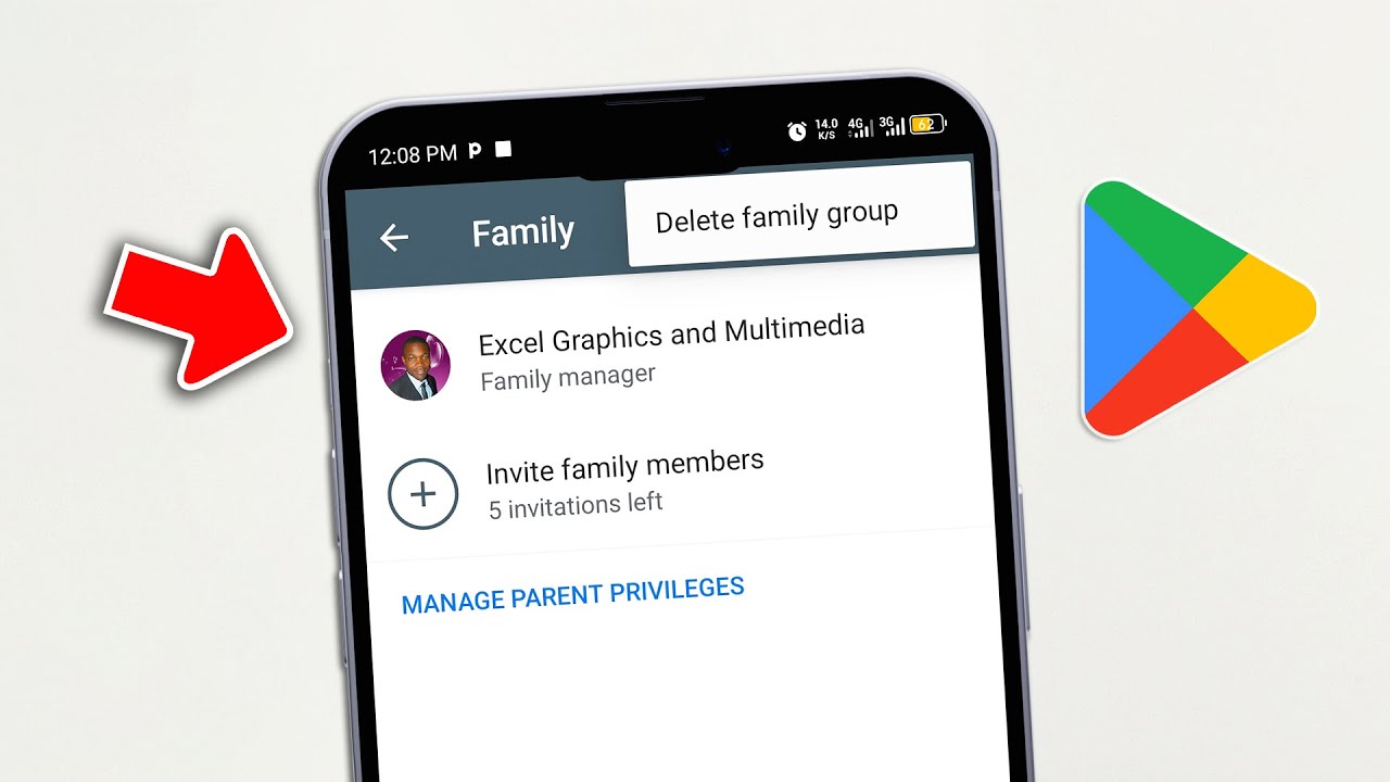 Quick Guide: Deleting Family Group in Google Play Store on Android