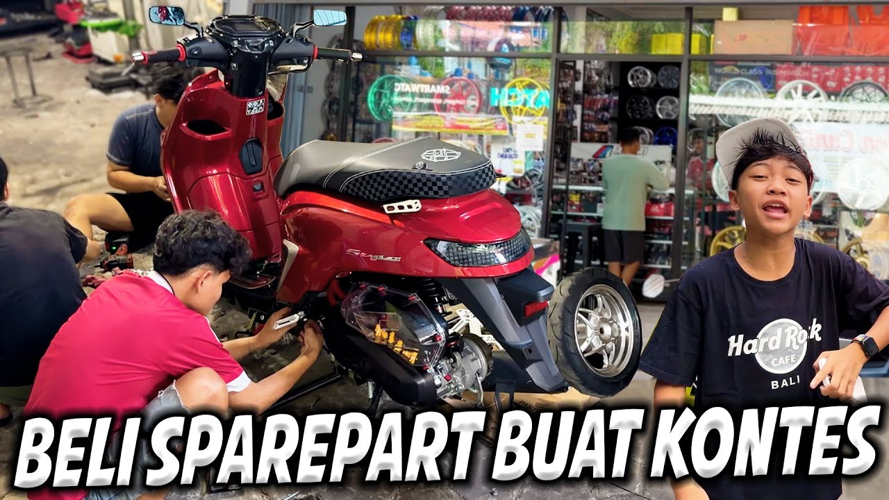 PREPARE KONTES MOTOR DIMAS!! HUNTING PART MODIFIKASI SAMPAI BER HARI HARI..😭😭