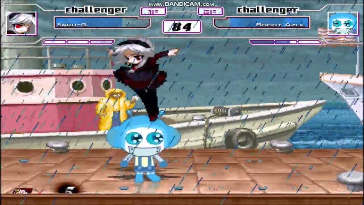 ElmoFan17 M.U.G.E.N | Saku-G vs. Robot Azul