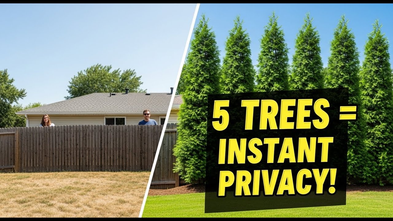 5 Fast Growing Trees for Instant Backyard Privacy