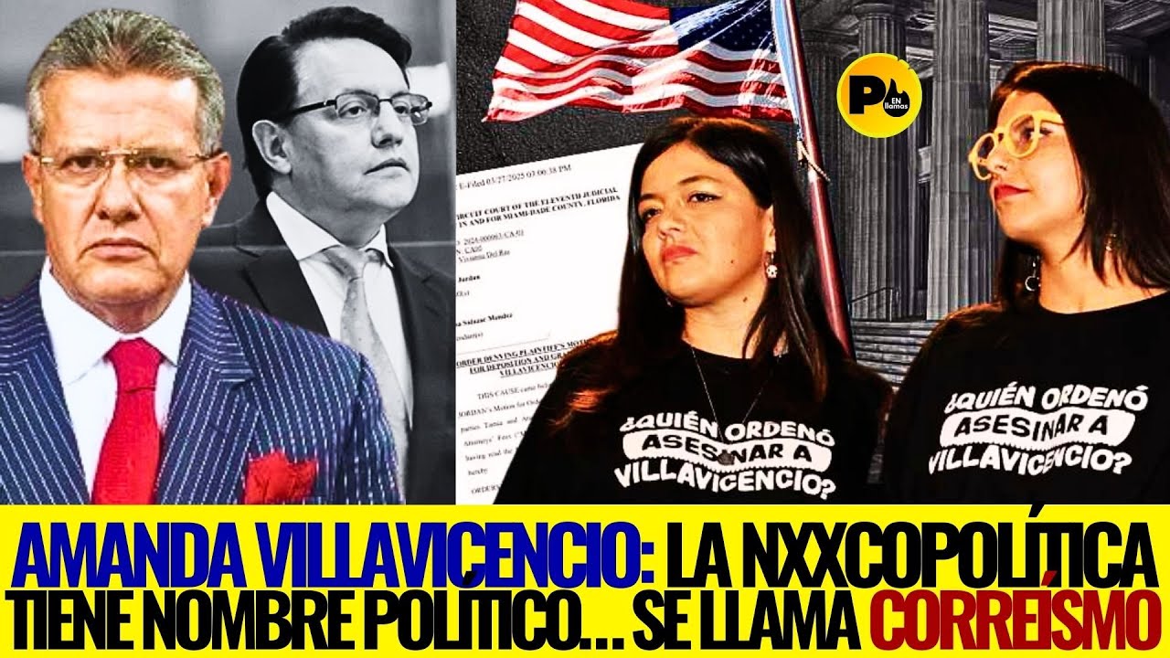 Dr. Augusto Tandazo (Amanda Villavicencio: La nxxcopol&iacute;tica tiene nombre pol&iacute;tico.. se llama CORRE&Iacute;S