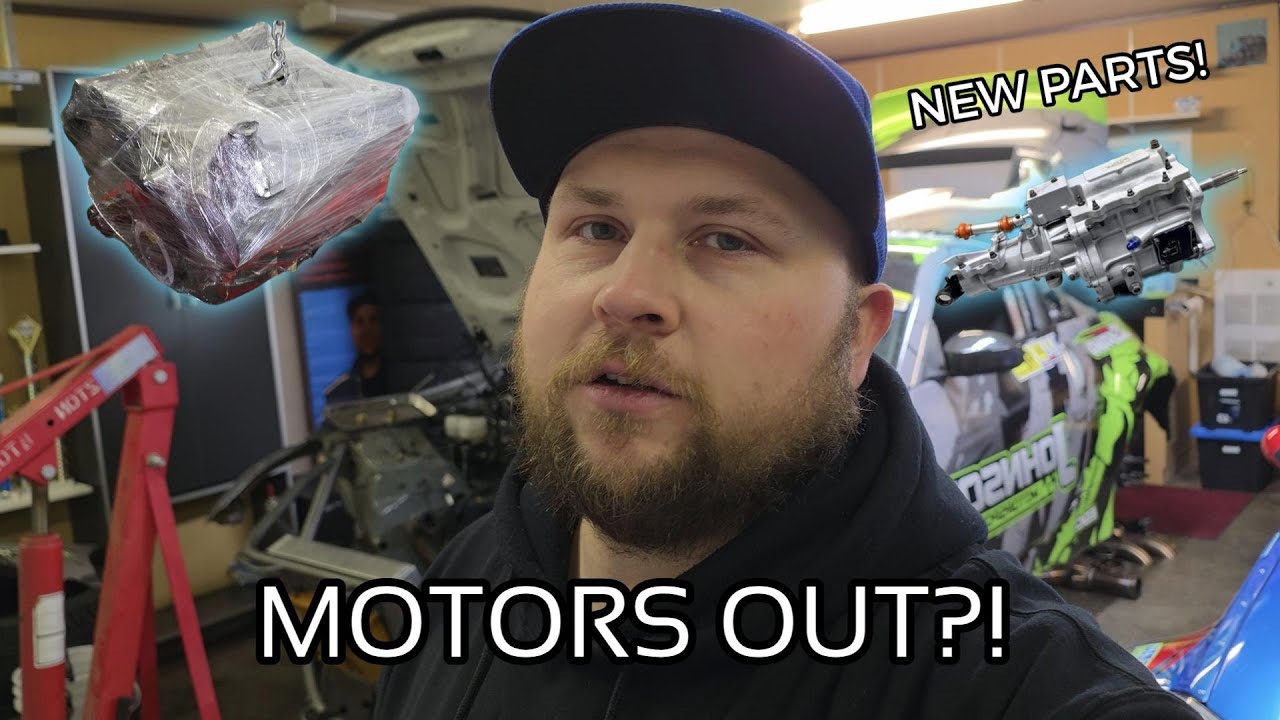 Pulling the engine in my Formula Drift 350z!