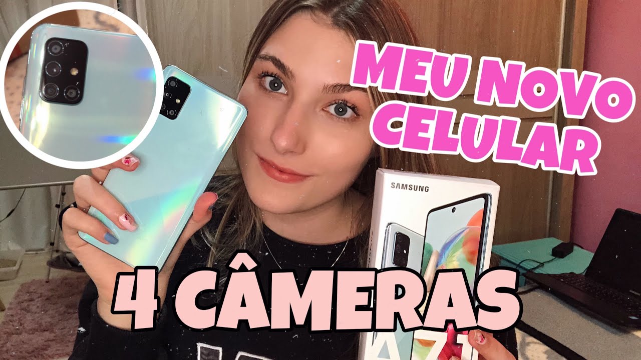 MEU NOVO CELULAR GALAXY A71 - UNBOXING