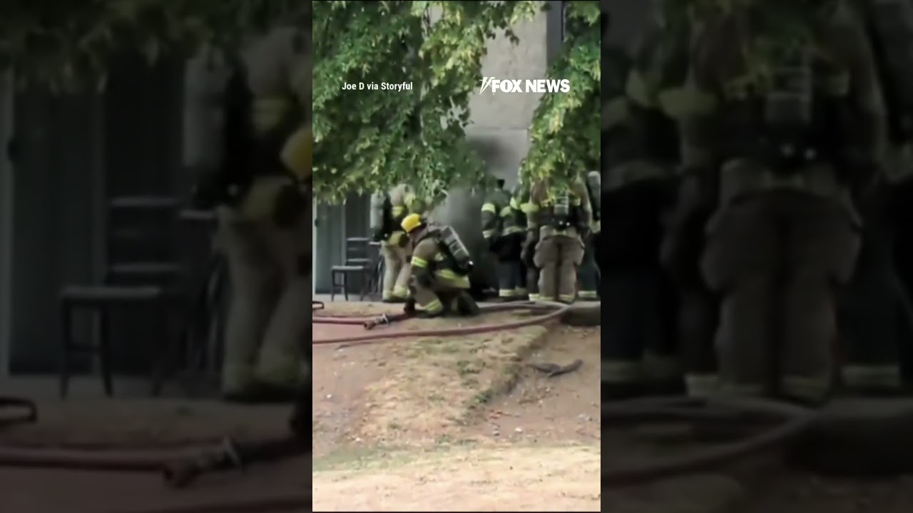 Explosion ROCKS apartment as firefighters investigate building #shorts #us #news #foxnews