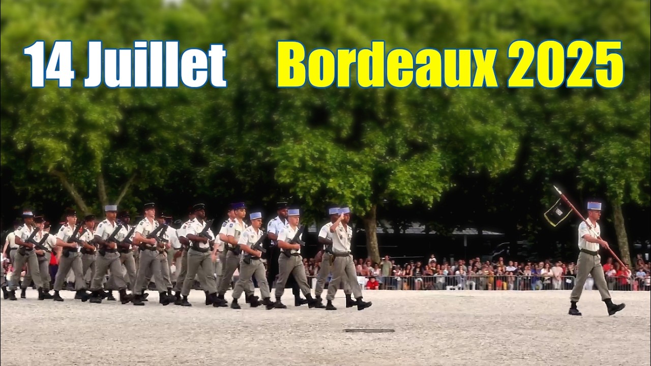 Bordeaux 2025: Amazing Parade & Fireworks - Bastille Day,  La Quatorze Juillet, La Fête Nationale