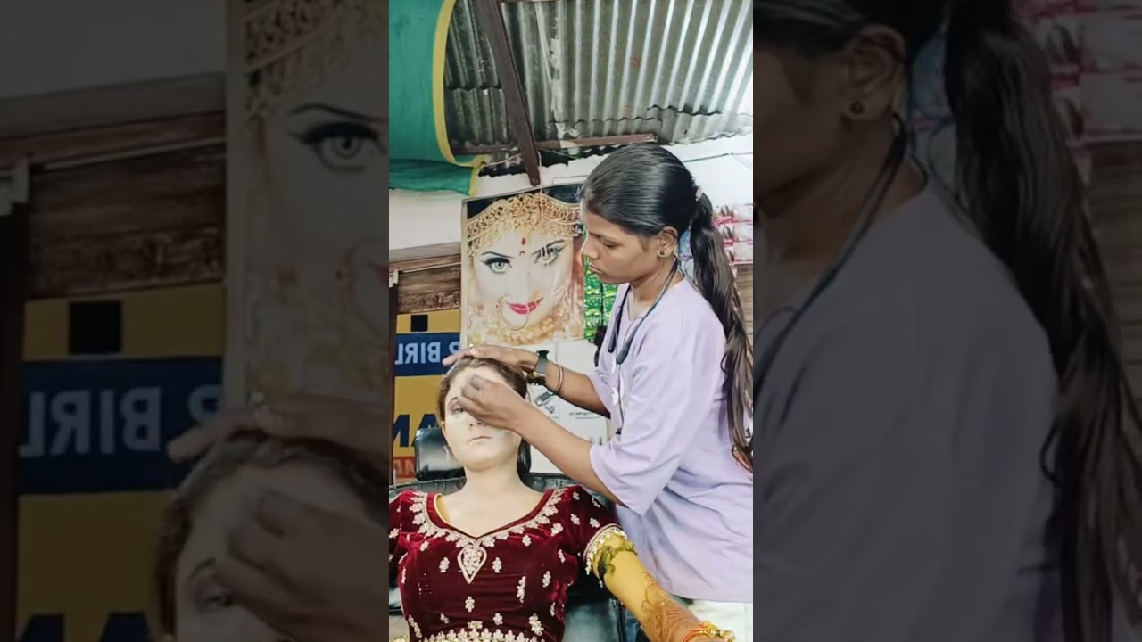 Aaj mene Kiya fast bride makeup #vloggingcamera viral video