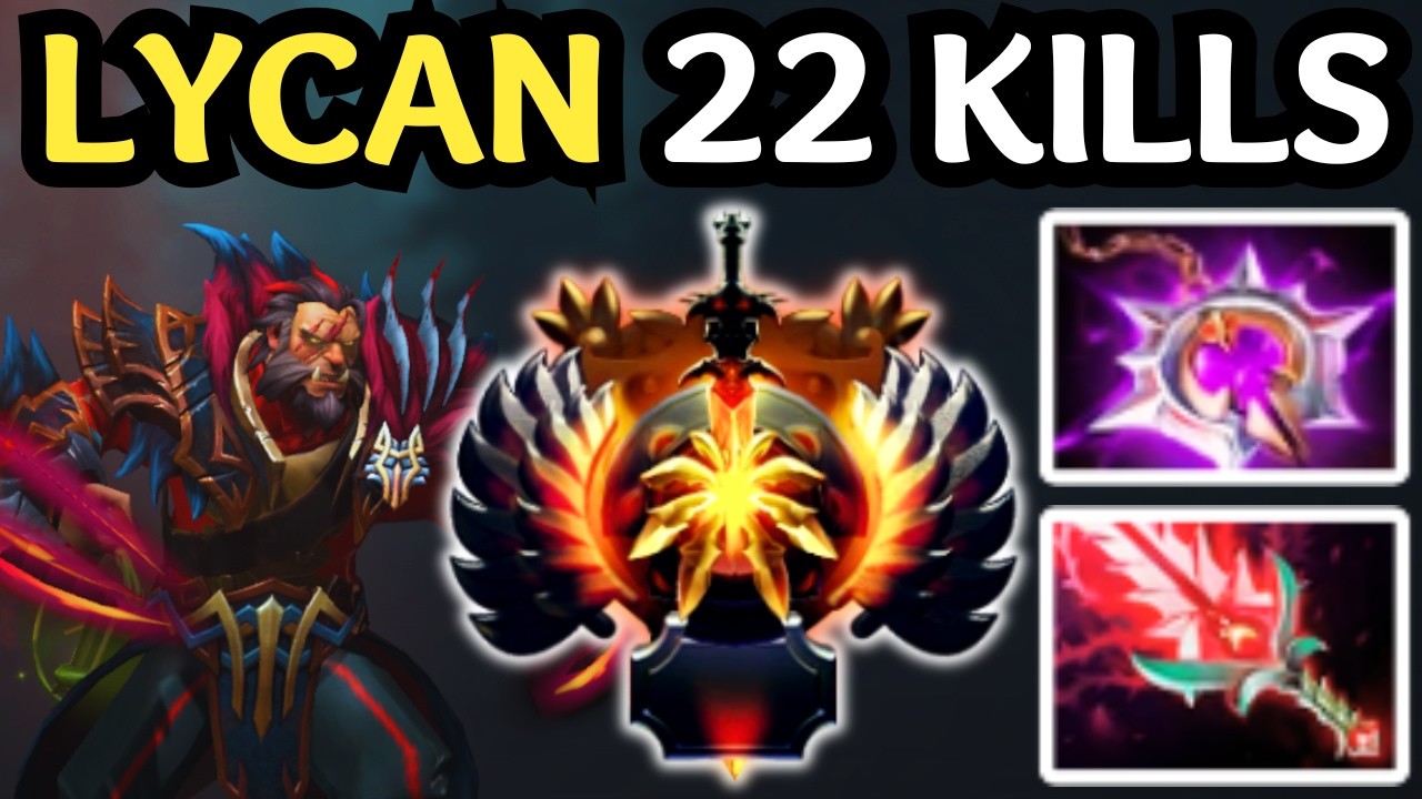 🔥 HOW LYCAN MID WIN — 22 KILLS INSANE DAMAGE | DOTA 2 🔥