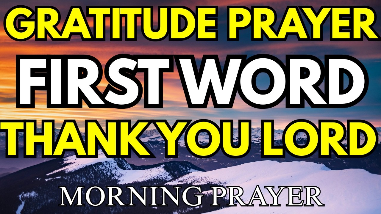 Thank God First for Waking Me Up Today | Psalm 118:24 Morning Gratitude Prayer