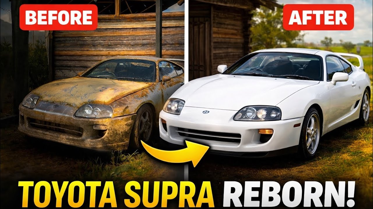 Abandoned Toyota Supra RZ Restoration in Forza Horizon 5 | Logitech G29