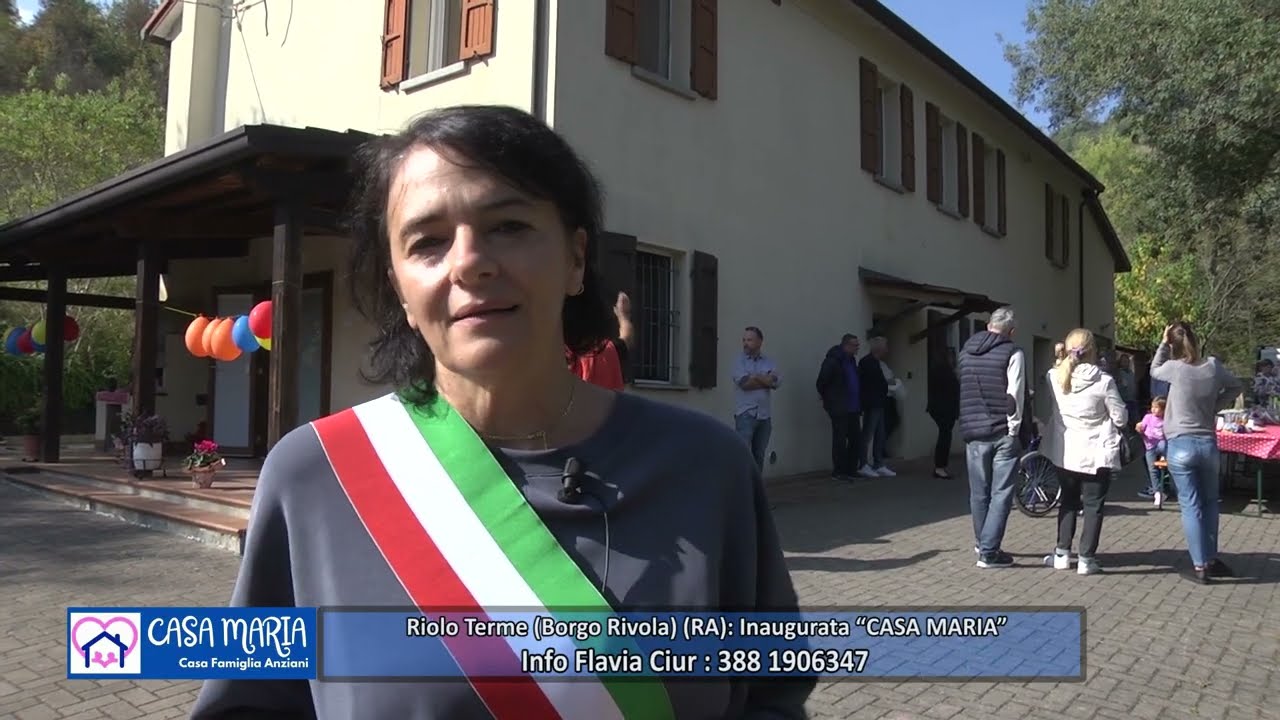 Riolo Terme - Borgo Rivola: Inaugurata “CASA MARIA” la Casa Famiglia per anziani