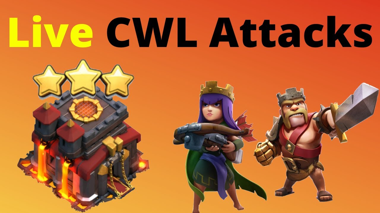 LIVE Town Hall 10 Clan War League Attacks | TH10 Live War Attacks