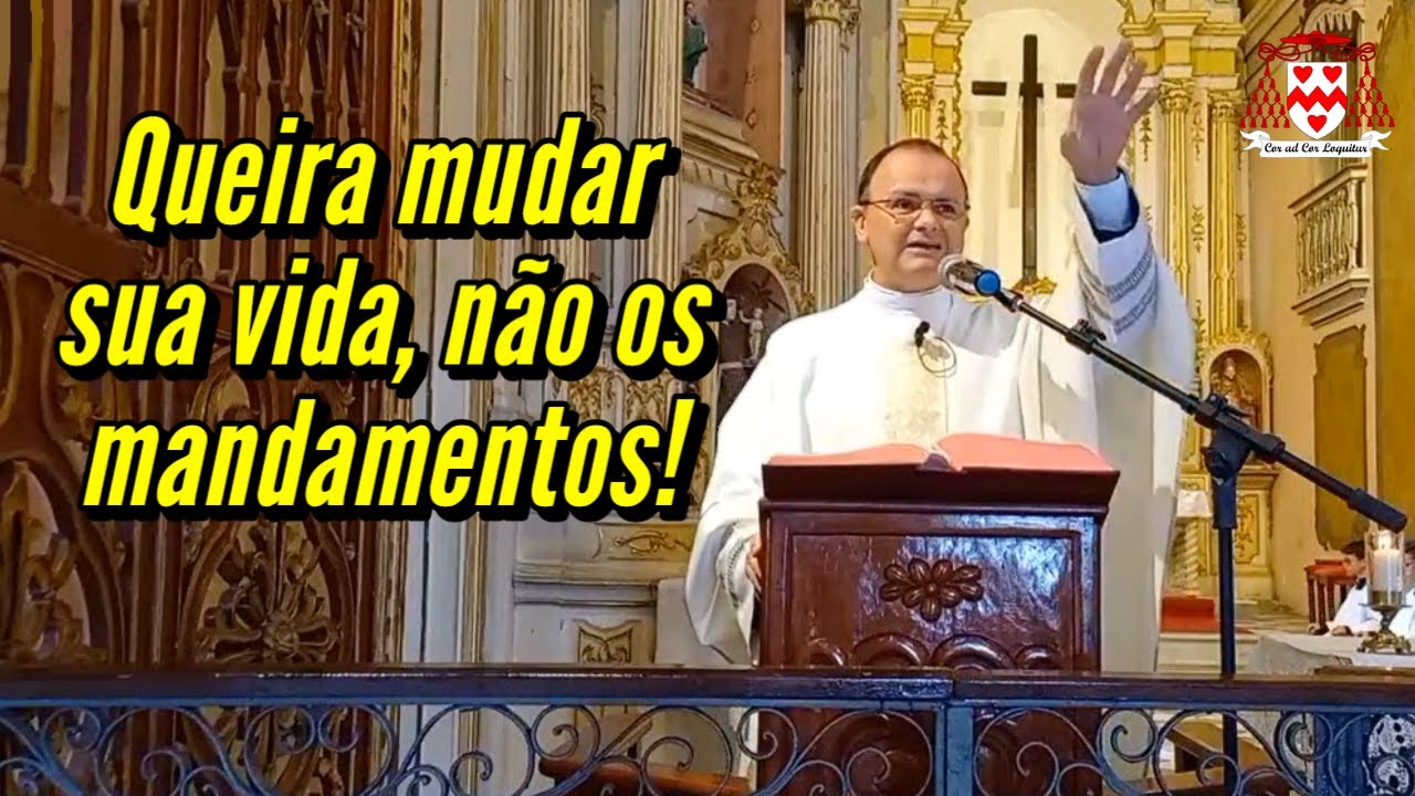 “Muita gente vive no erro, na vida safada, e quer que a Igreja assine embaixo...” (Padre Francisco)