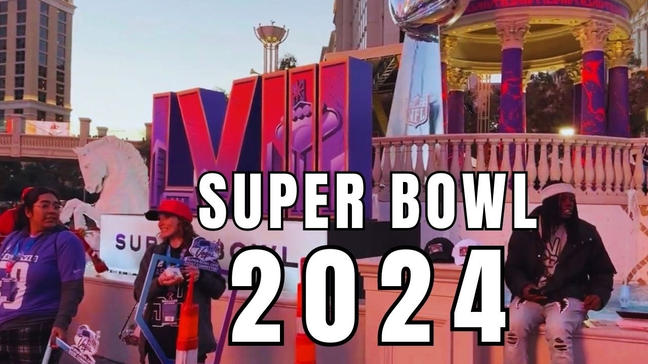 REPOST! Super Bowl Day On The Las Vegas Strip In 2024