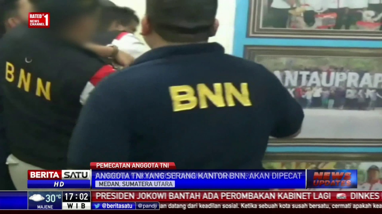 Oknum TNI Serang Kantor BNN Terancam Dipecat