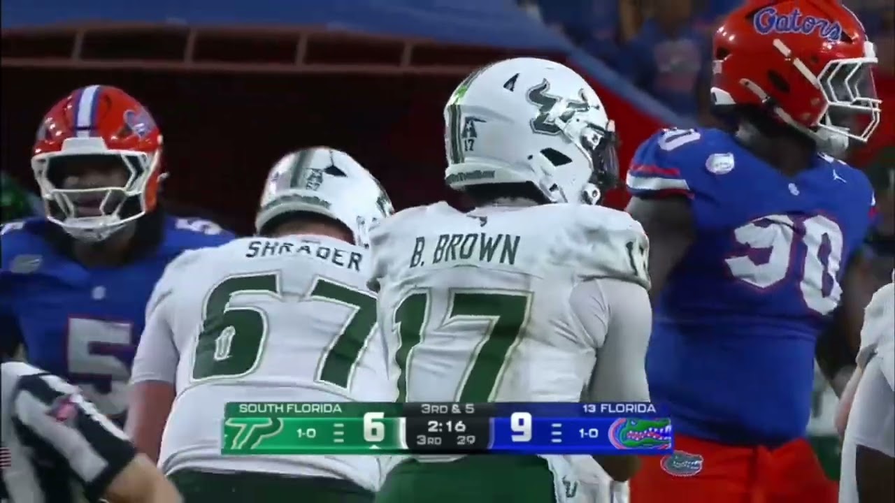 Byrum Brown 2025 CFB Game Highlights vs Florida 