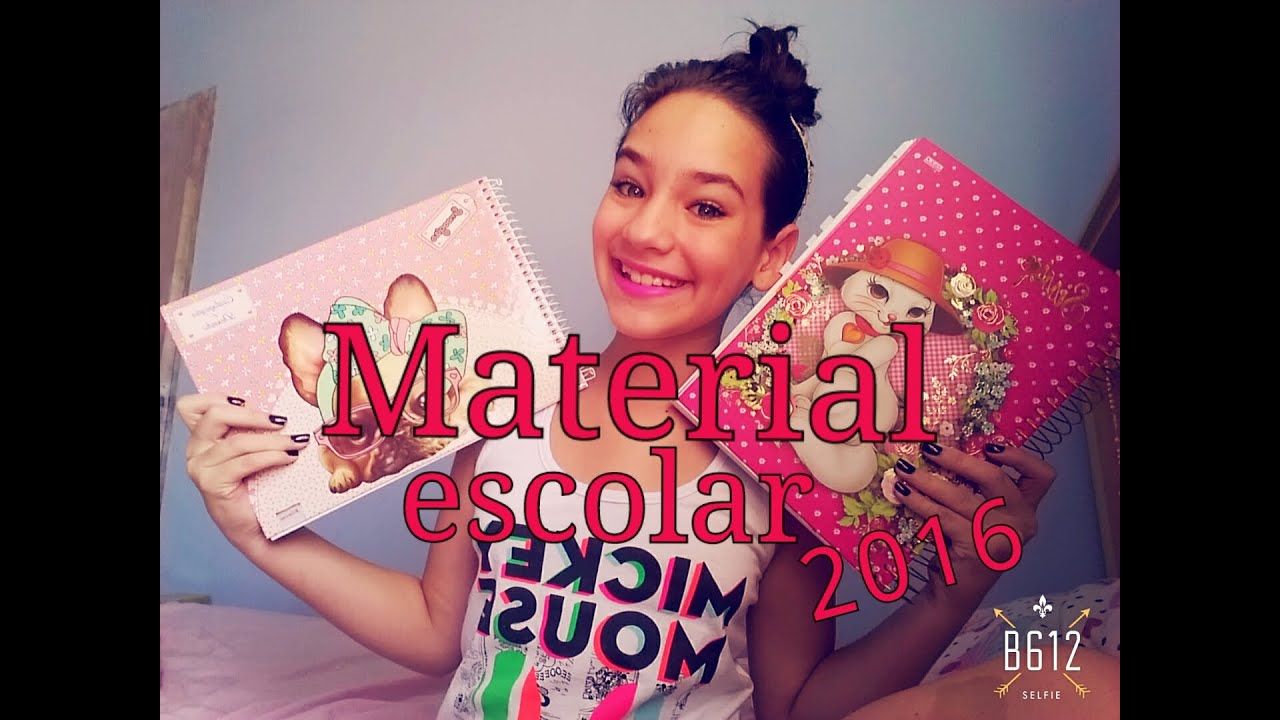 Meu material escolar 2016 !!