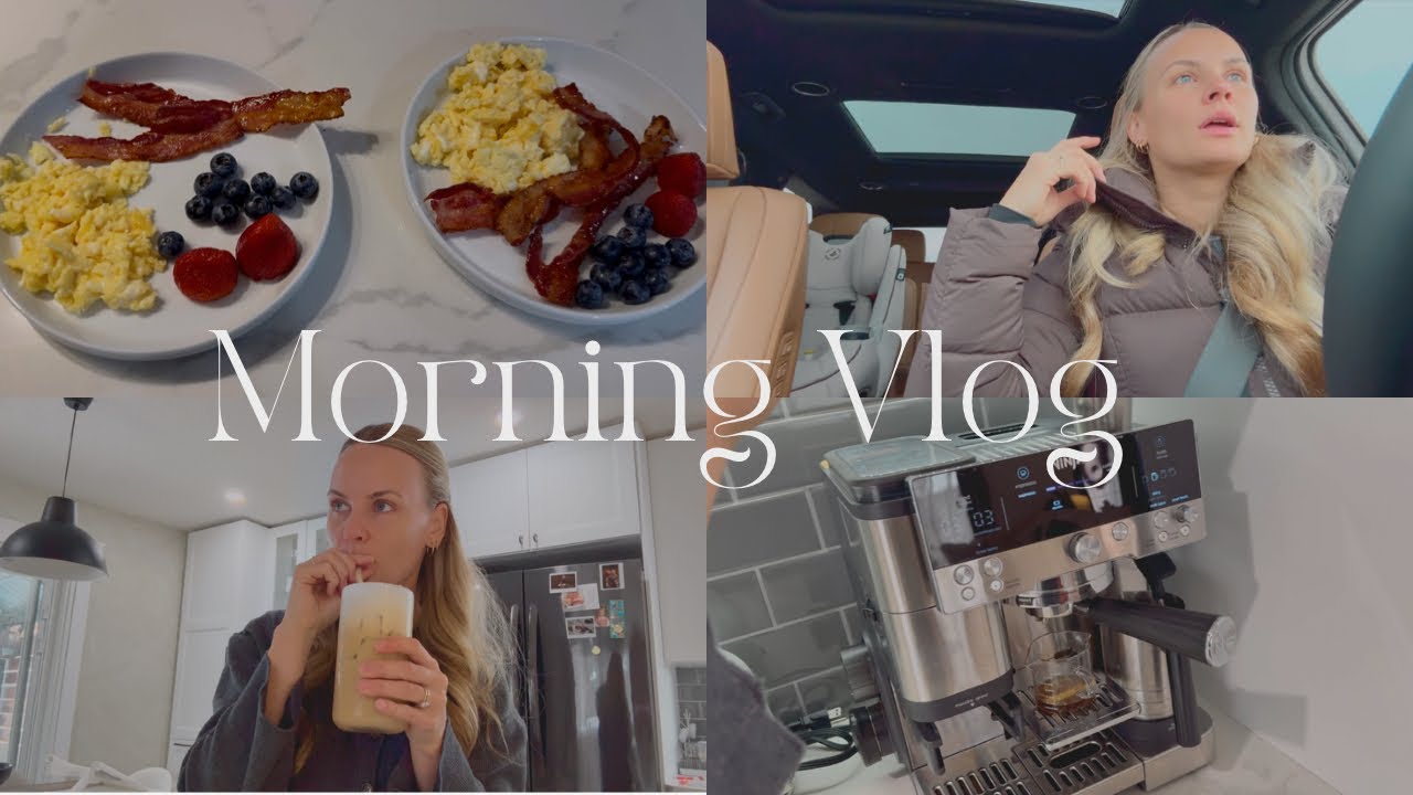 Morning vlog! Mom of two under three, our unfiltered morning, ninja cafe luxe, 