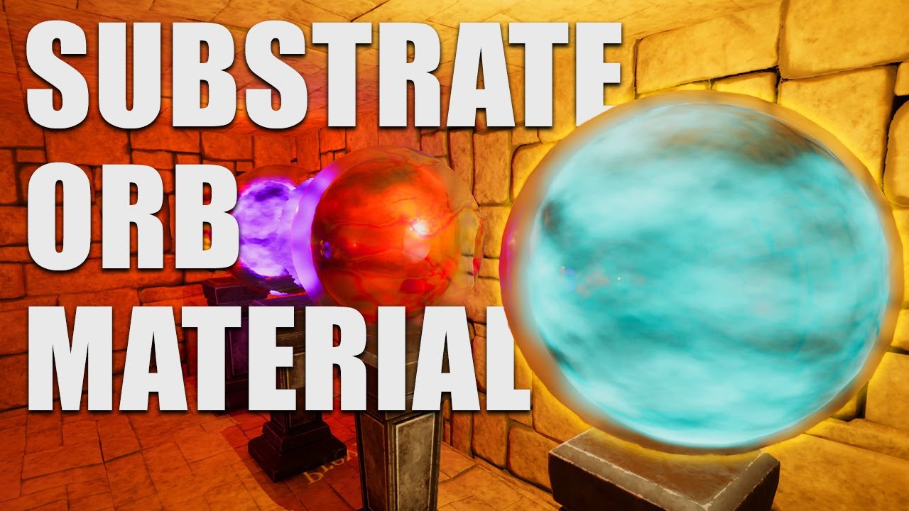 Материал подложки Orb Glass UE5 &mdash; Часть 1