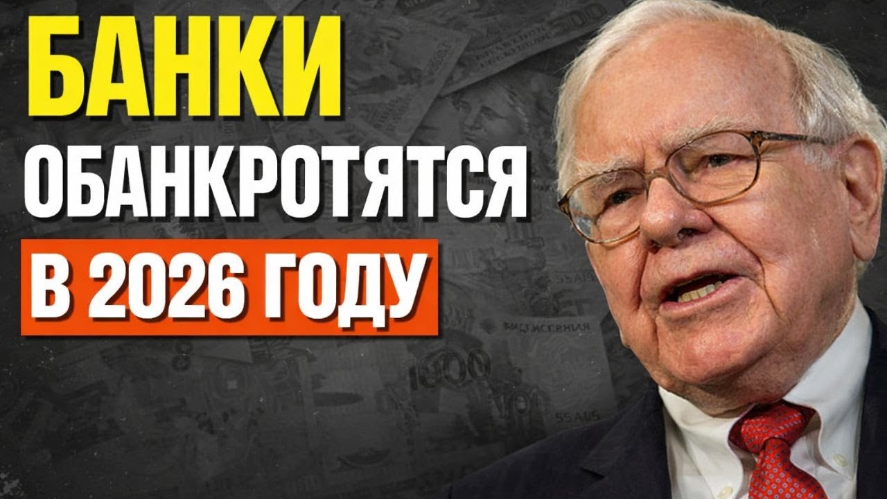 5 скрытых признаков банковского кризиса 2026 года | Уоррен Баффет]