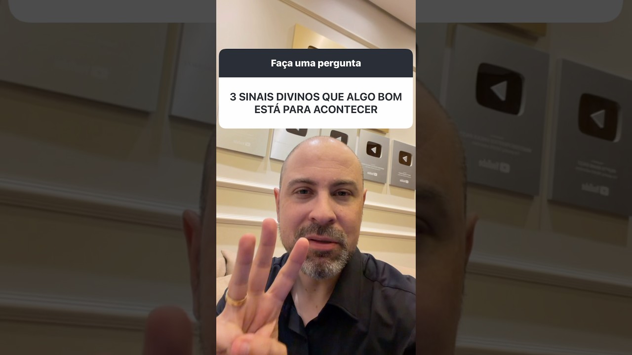 3 sinais divinos que algo bom, glorioso est&aacute; para acontecer ​⁠@ViniciusIracet