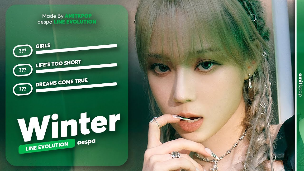aespa - Winter | Line Evolution • JUL/22