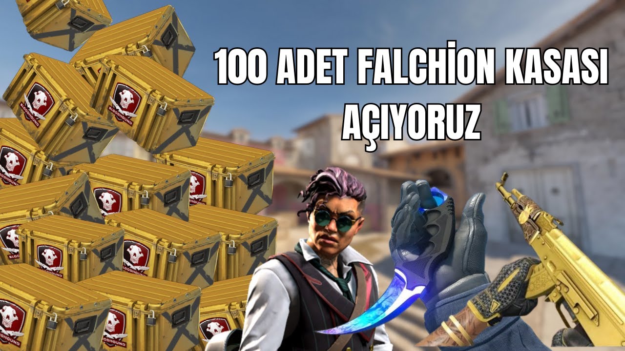 100 ADET FALCHİON KASASI AÇIYORUZ! - CS2 KASA AÇILIMI (csgocases)