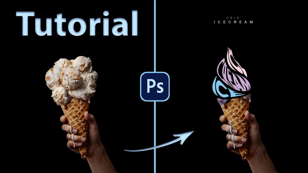 Schrift in Form umwandeln | Tutorial (Photoshop + Illustrator)