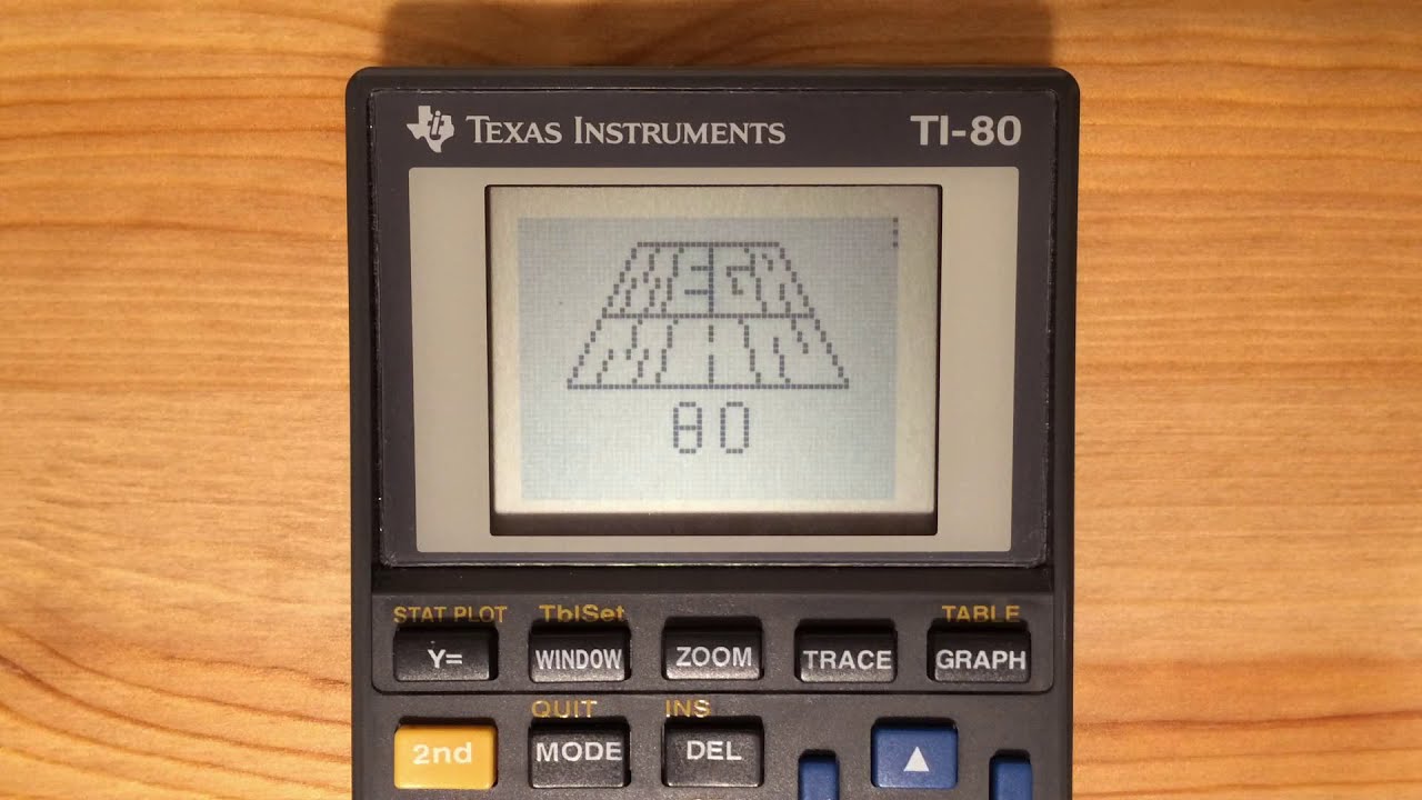 TI-80 Calculator - Mega Man 80 Gameplay