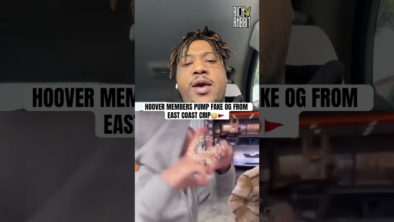 HOOVER MEMBERS PUMP FAKE OG FROM EAST COAST CRIP😳🚩 