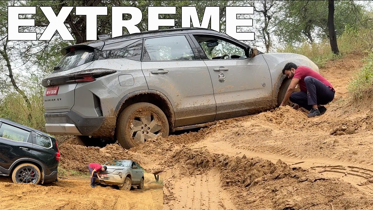 *Настоящий внедорожник 4X4 бездорожье* Harrier EV экстремальное бездорожье!!